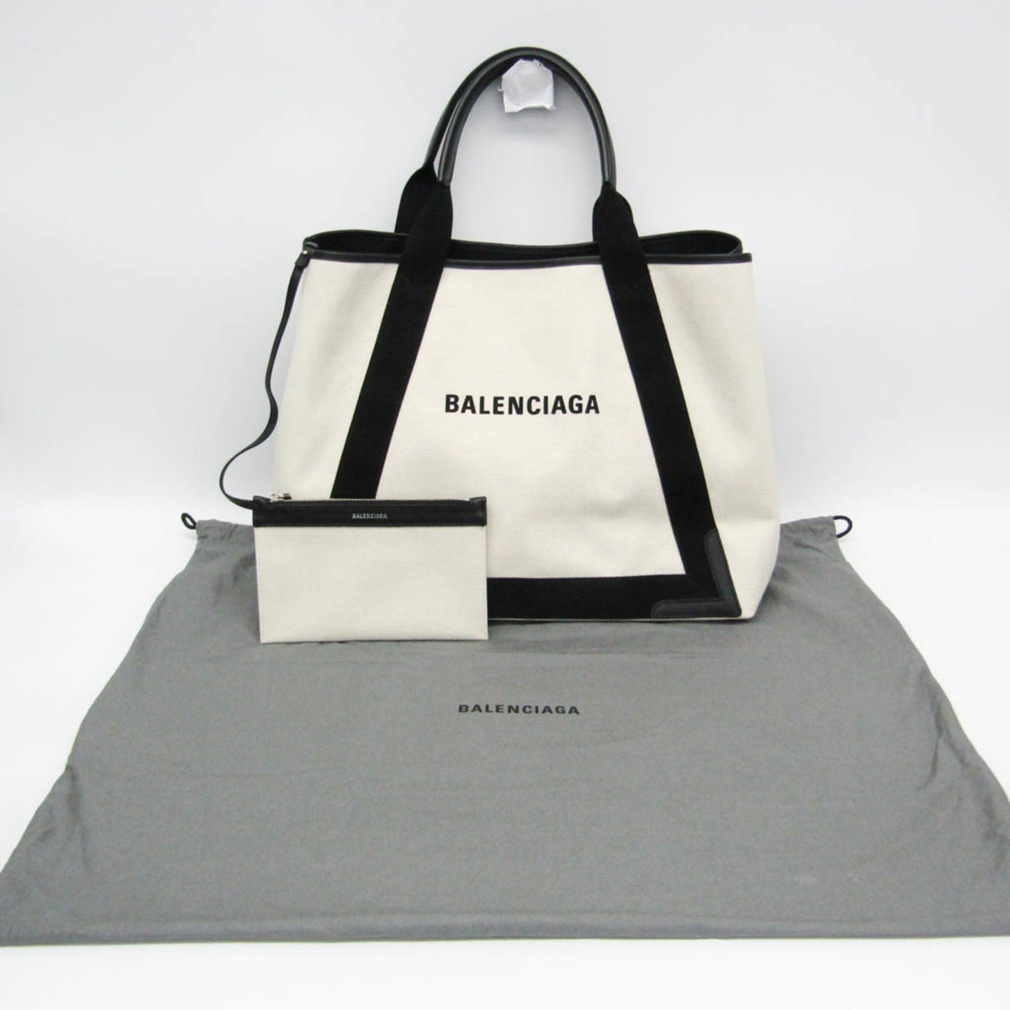 Balenciaga Navy Cabas M · Canvas