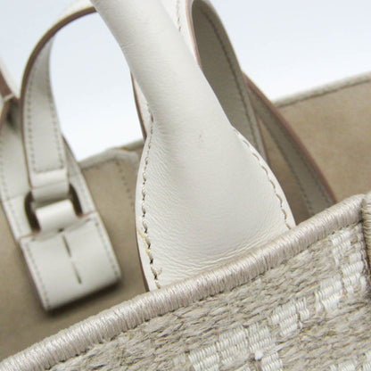 Tod's Double-Handle Shopping Bag · Linen