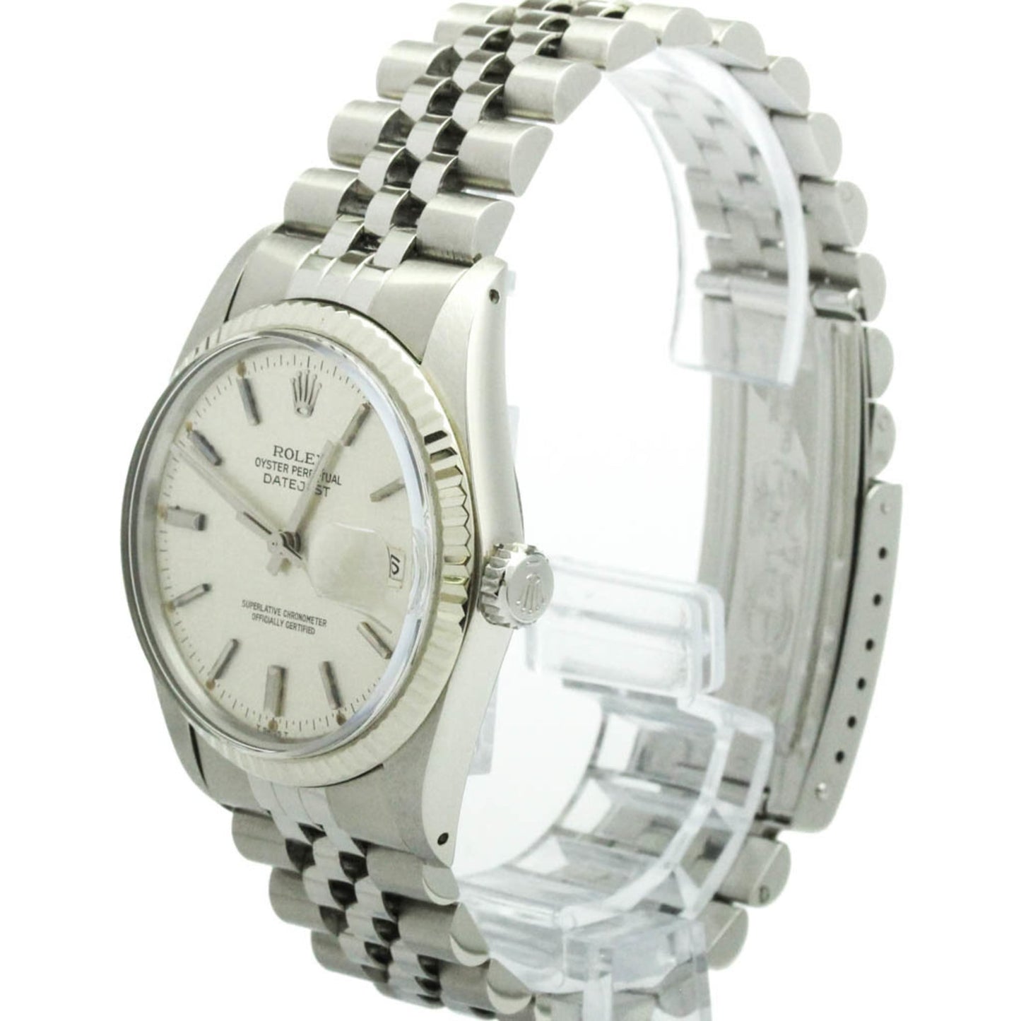 Rolex Datejust · 18K White Gold & Steel