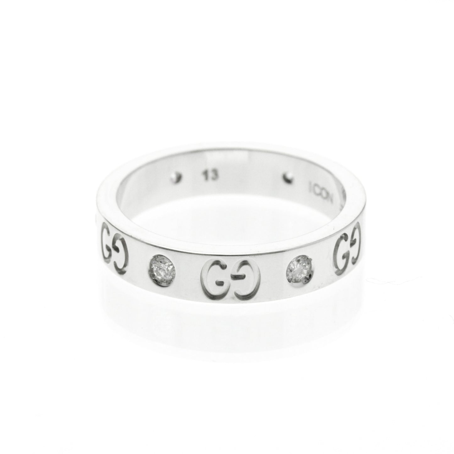 Gucci Icon · Diamond · 18K White Gold