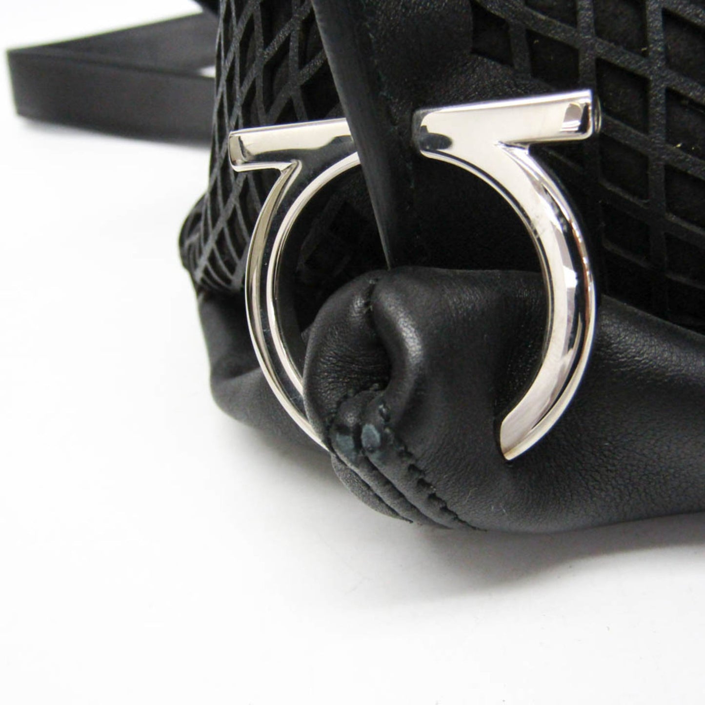 Salvatore Ferragamo Gancini · Punching Leather