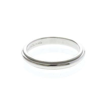Tiffany Milgrain Band Ring · Platinum
