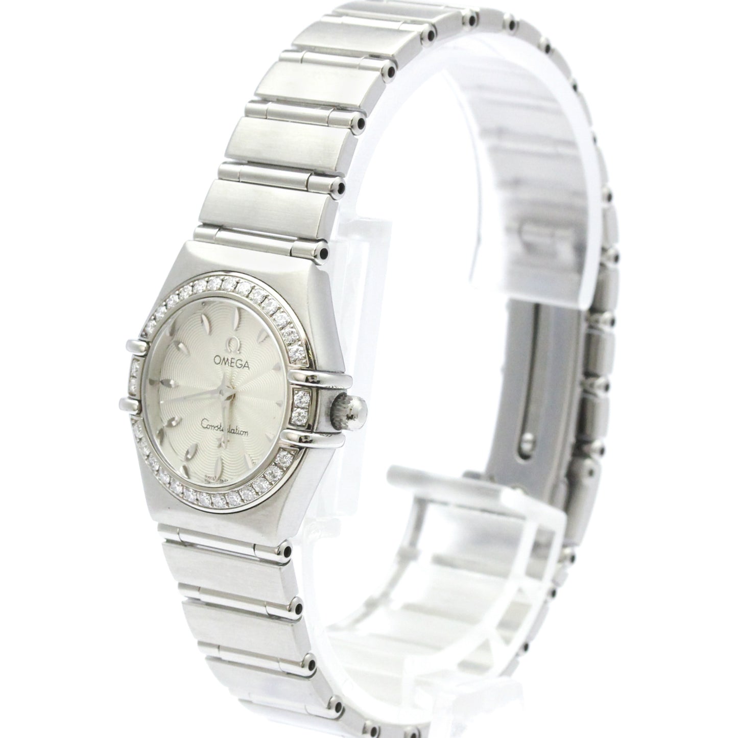 Omega Constellation · Diamond MOP · Steel