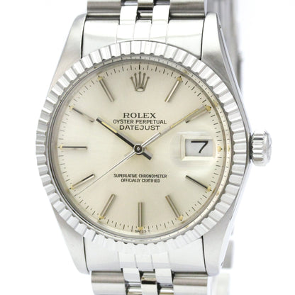 Rolex Datejust · 18K White Gold · Steel
