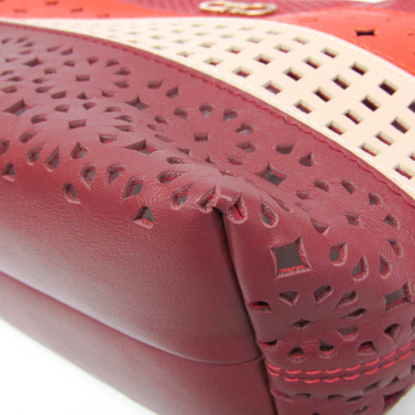 Salvatore Ferragamo Gancini · Perforated Tote
