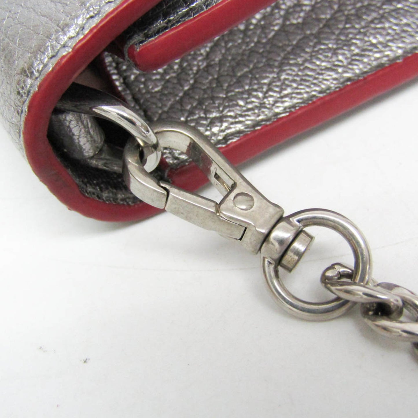Miu Miu Madras Love · Leather Clutch
