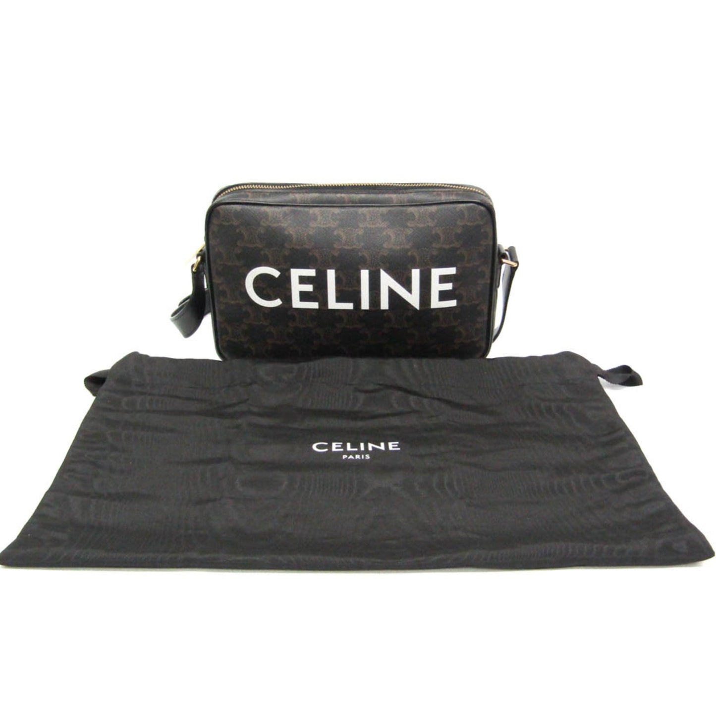 Celine Triomphe Horizontal · Coated Canvas