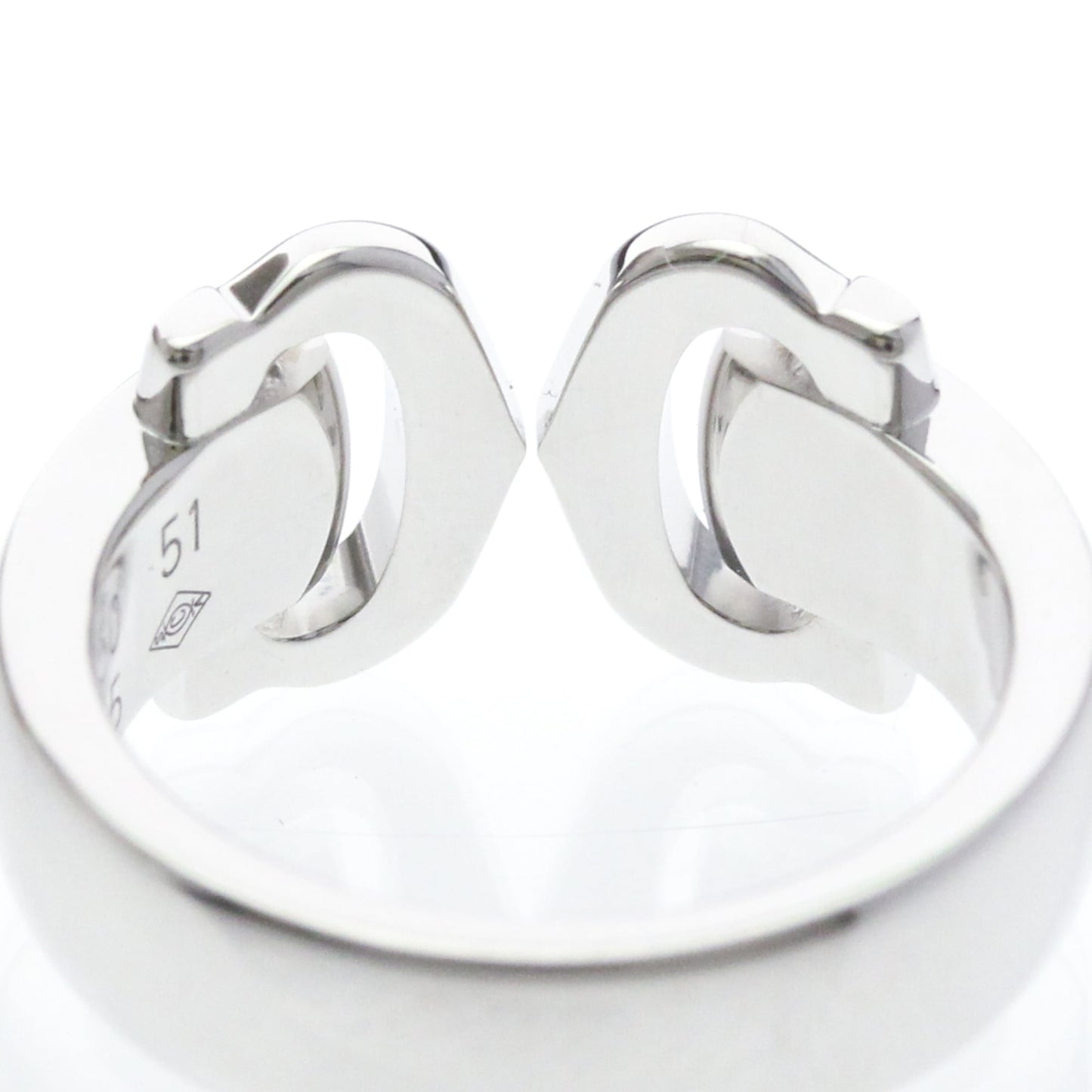Cartier 2C Boucle Diamond · 18K White Gold