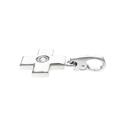 Cartier Cross · 18K White Gold · Diamond