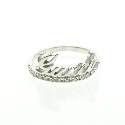 Gucci Logo Signature · 18K White Gold · Diamond