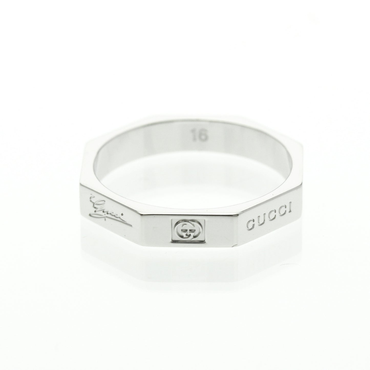 Gucci Octagonal · 18K White Gold