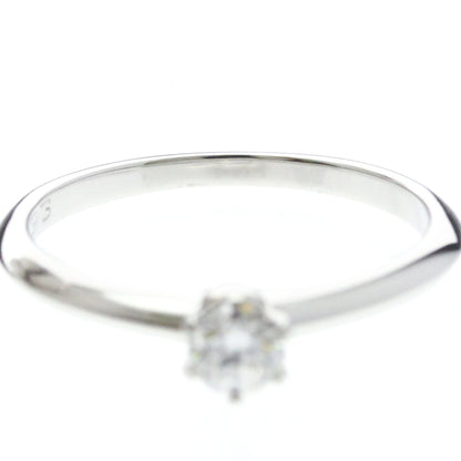Tiffany Solitaire · Platinum · Diamond 0.23ct · Size 5.8 (EU 52)