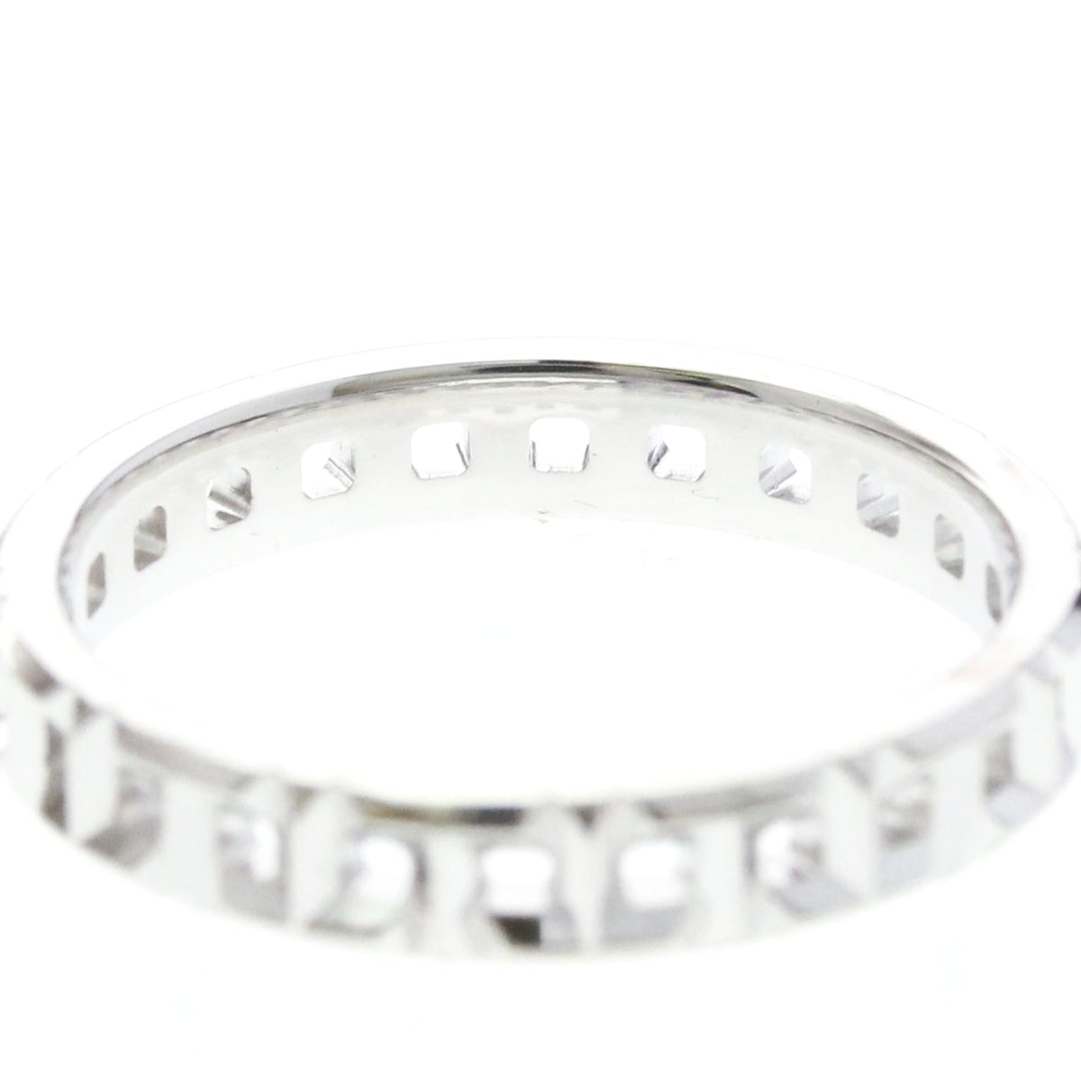 Tiffany T True Narrowing · 18K White Gold · Size 6.5 (EU 56.25)