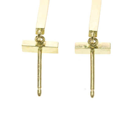 Tiffany T · T-Bar Earrings · 18K Yellow Gold