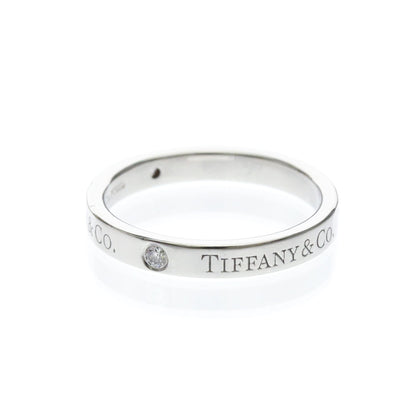 Tiffany Flat Band · Diamonds · Platinum