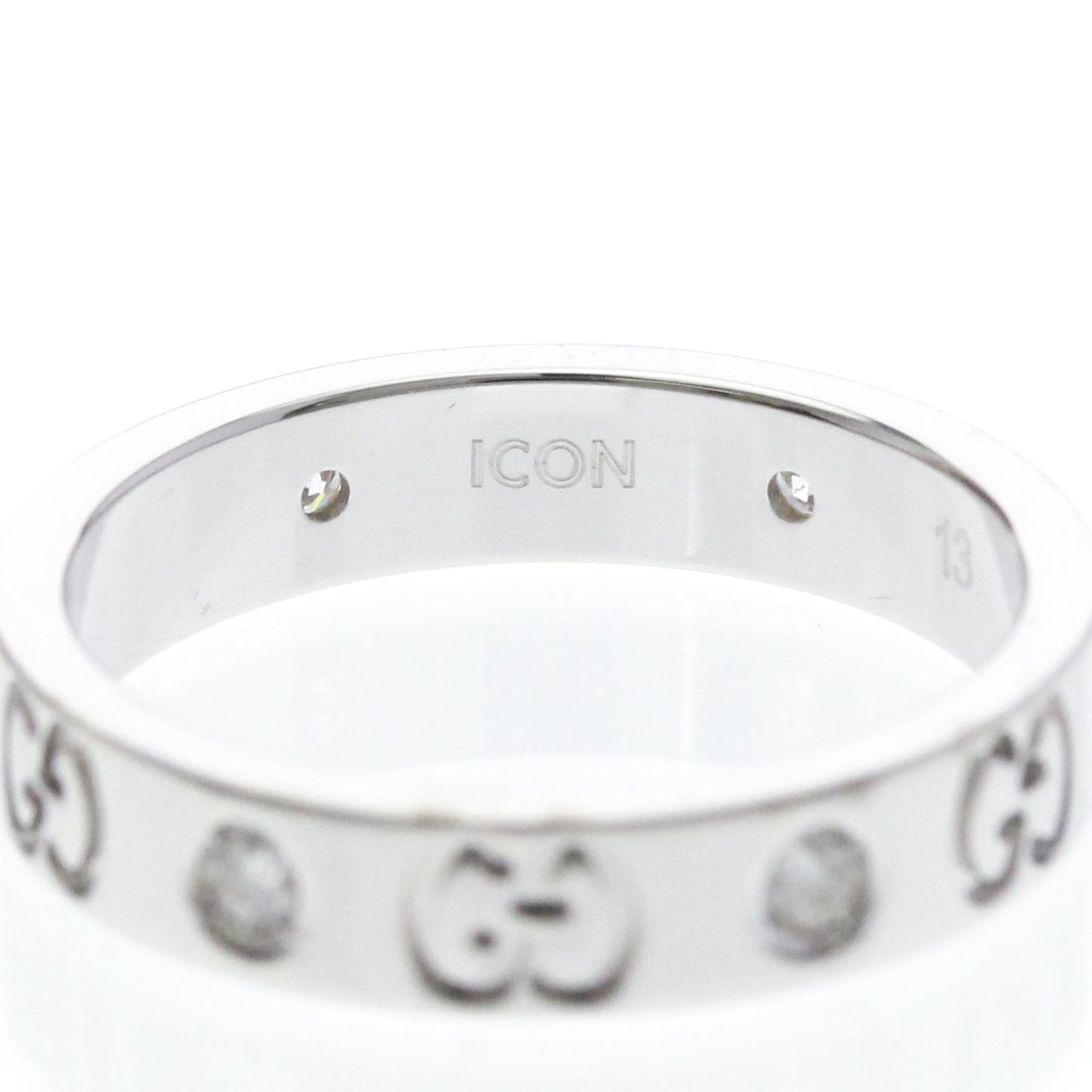 Gucci Icon · Diamond · 18K White Gold