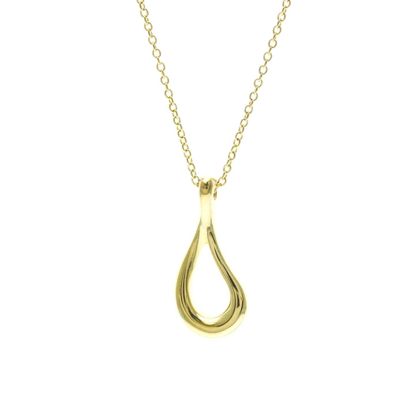 Tiffany Open Teardrop · 18K Yellow Gold