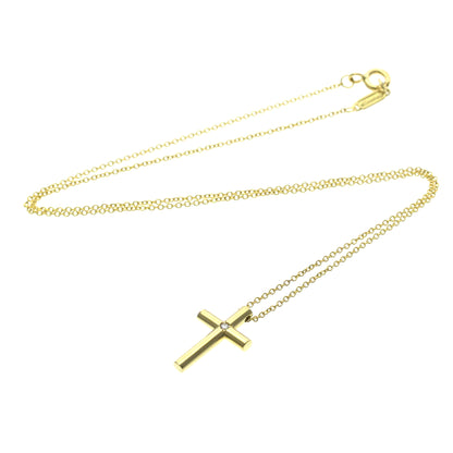 Tiffany Cross · 18K Yellow Gold · Diamond