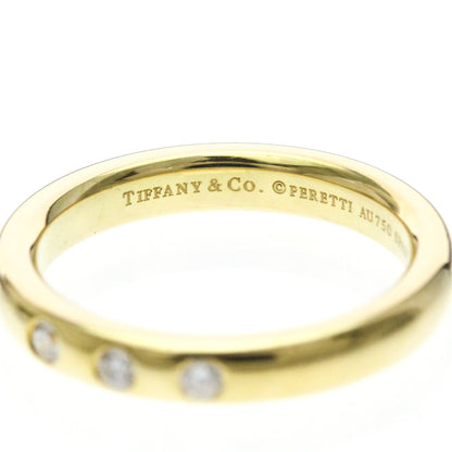Tiffany Stacking Band · 3 Diamond · 18K Yellow