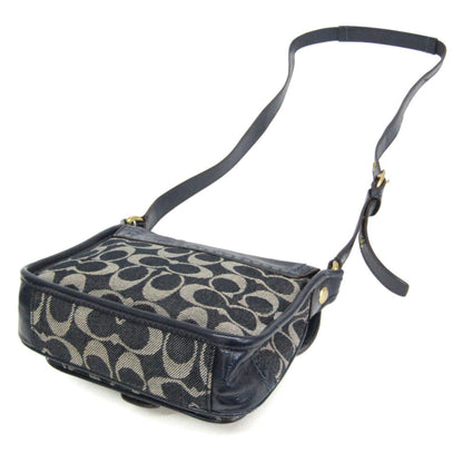Coach Signature · Denim & Patent Leather