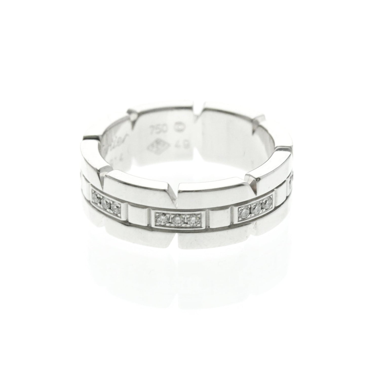 Cartier Tank Française · 18K White Gold · Diamond