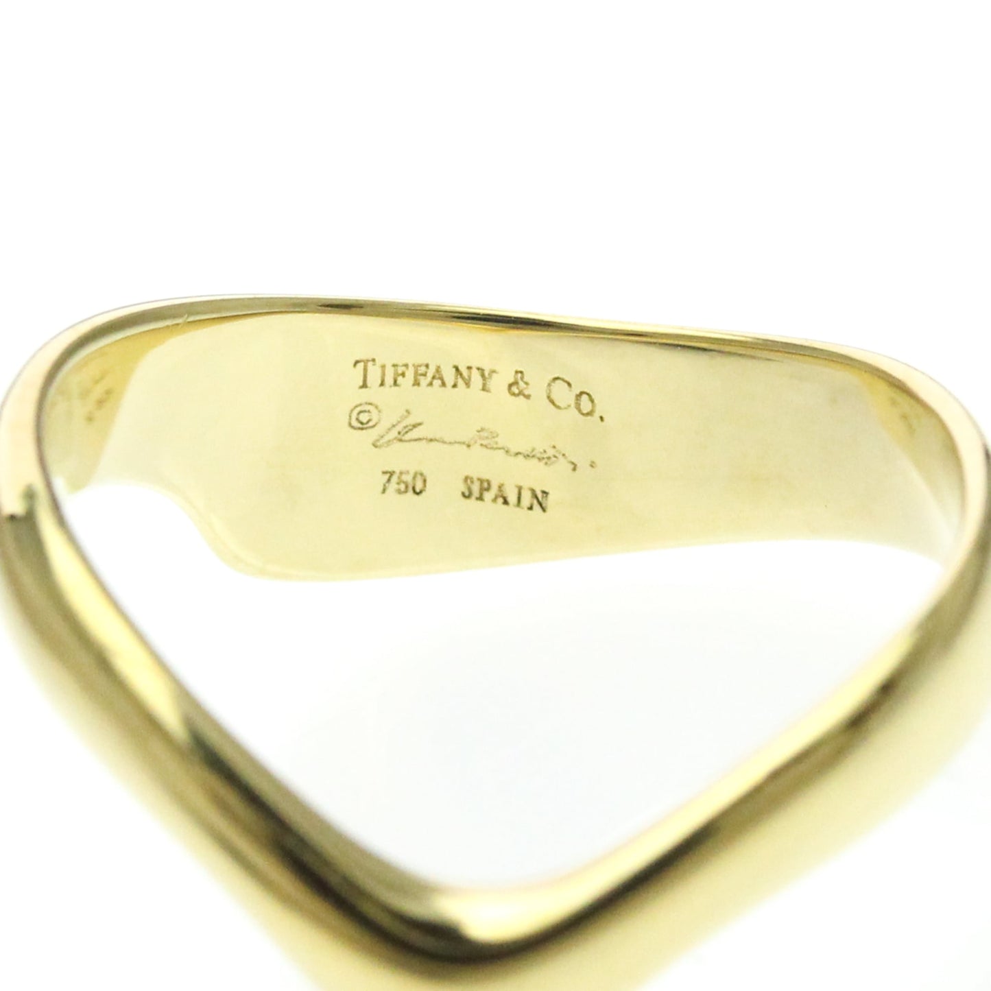 Tiffany Open Heart · 18K Yellow Gold