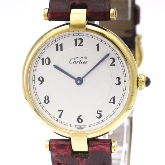Cartier Must Vendome · Gold Plated · Quartz