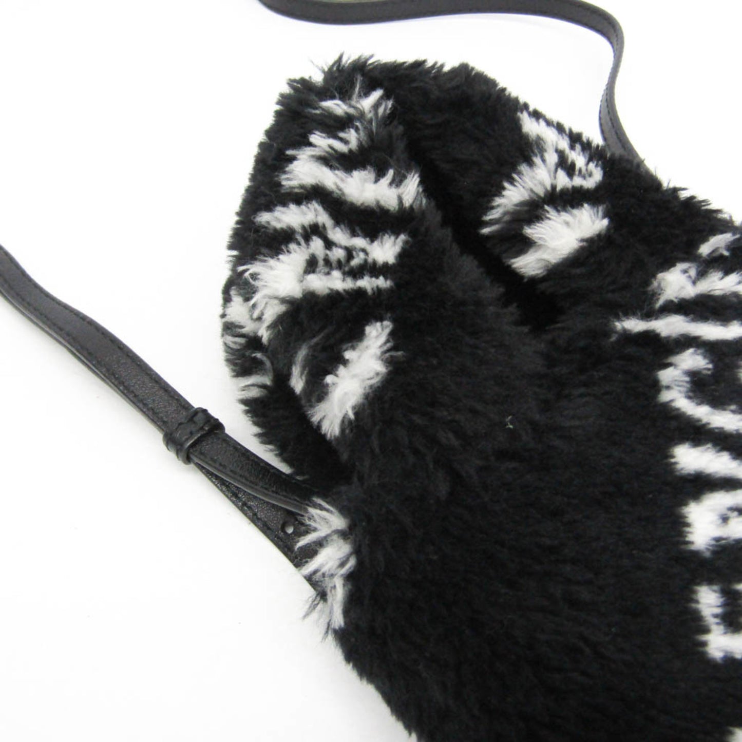 Balenciaga Everyday Phone Holder · Faux Fur