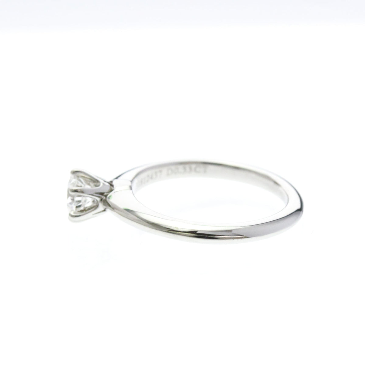 Tiffany Solitaire Diamond · 0.33ct · Platinum