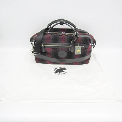 Hunting World Check · Tweed Boston Bag