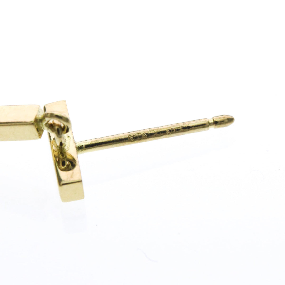 Tiffany T · T-Bar Earrings · 18K Yellow Gold