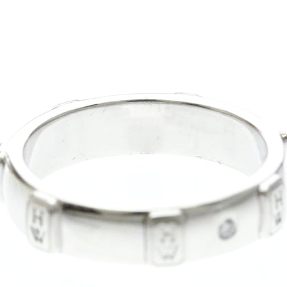 Harry Winston HW Logo · Diamond · 18K White Gold