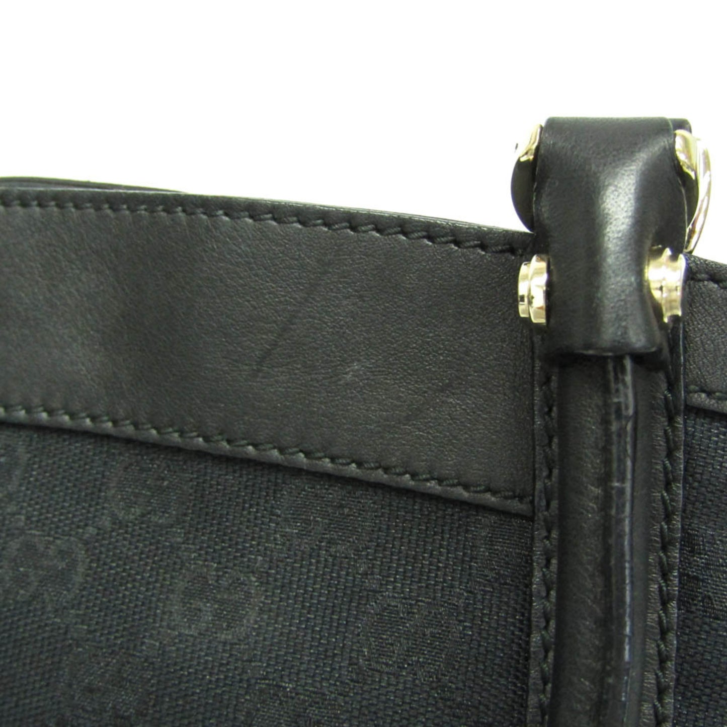 Gucci GG Canvas Tote · Leather Trim