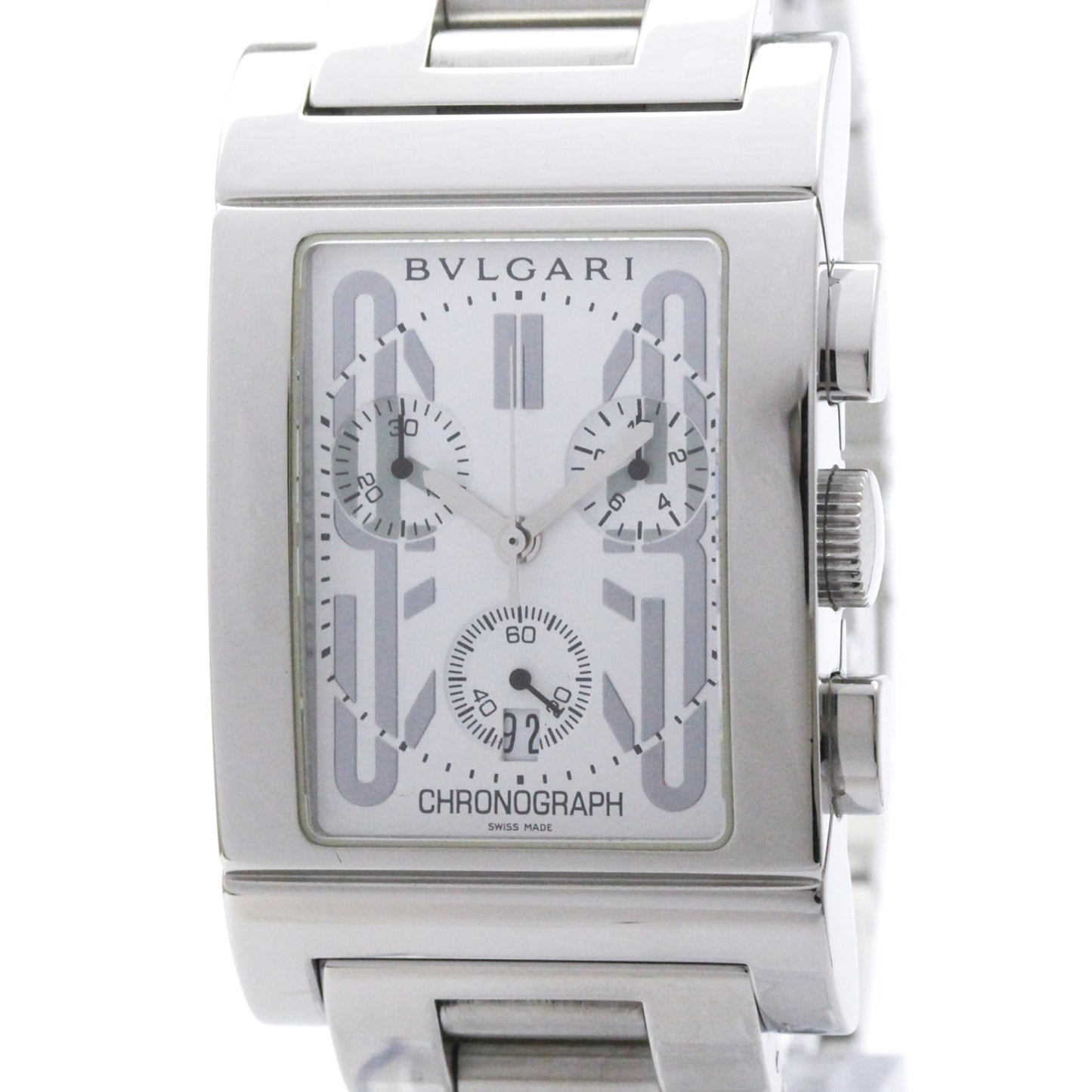 Bvlgari Rettangolo · Steel · Chronograph