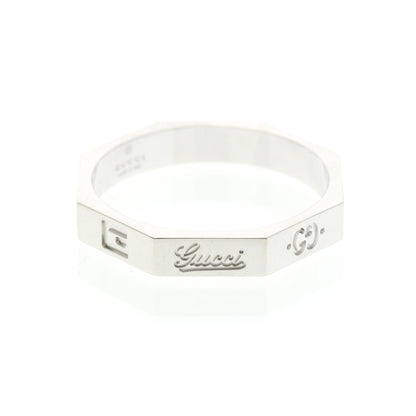 Gucci Octagonal Ring · 18K White Gold