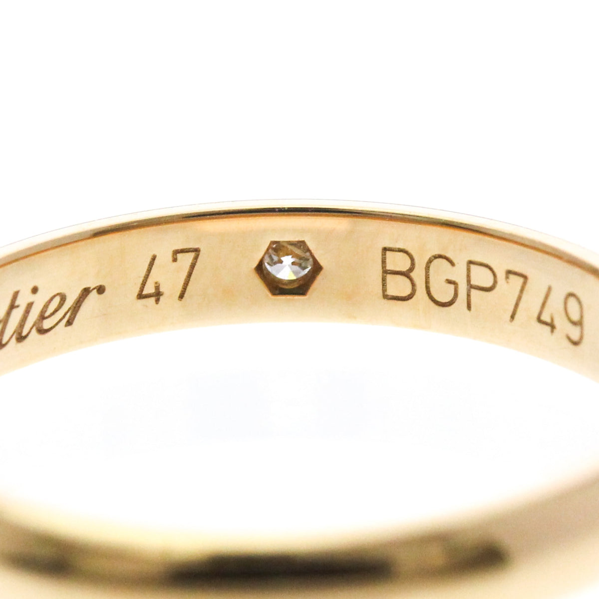 Cartier 1895 Wedding · Diamond · Rose Gold · Size 4 (EU 50)