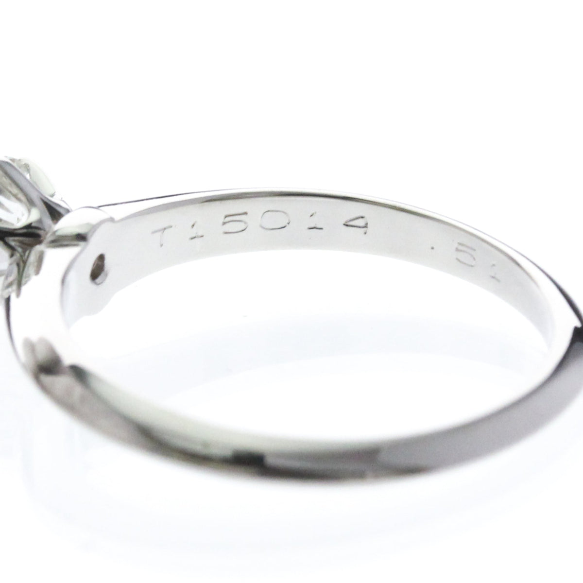 Tiffany Solitaire · Platinum · Diamond · Size 6 (EU 52.5)
