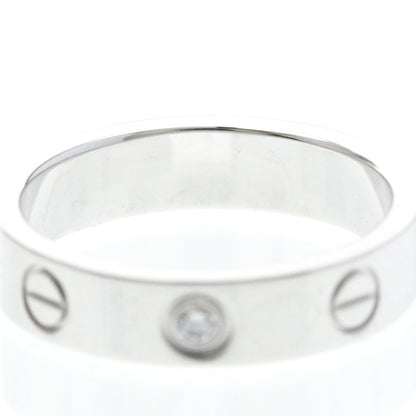 Cartier Mini Love · 18K White Gold · Diamond · Size 4.5 (EU 51.25)