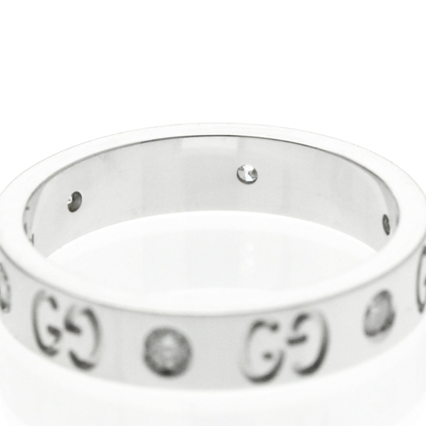 Gucci Icon · Diamond · 18K White Gold