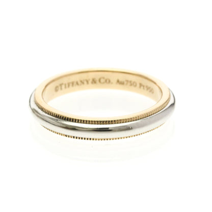 Tiffany Milgrain · Rose Gold & Platinum