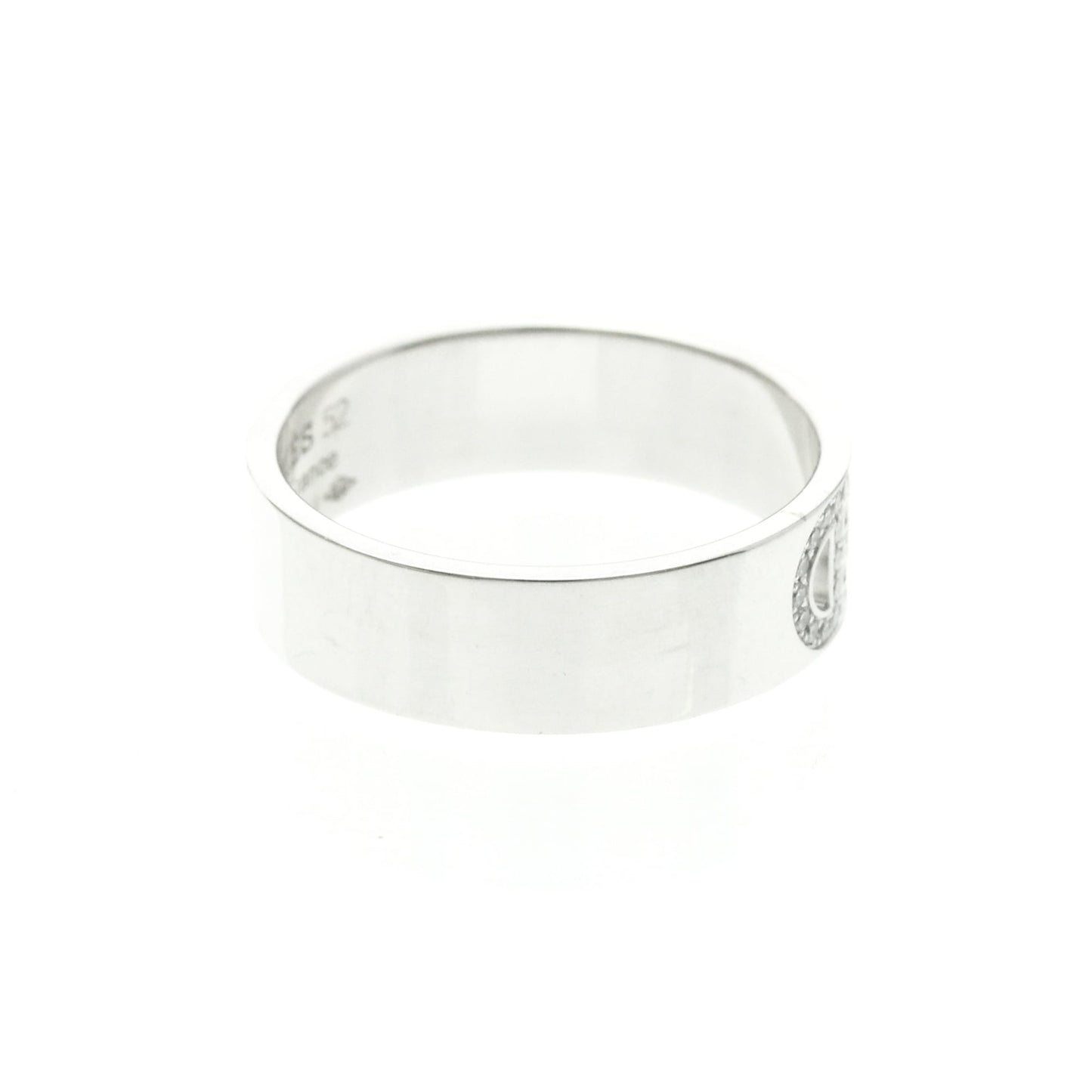 Hermès H d'Ancre · 18K White Gold · Diamond