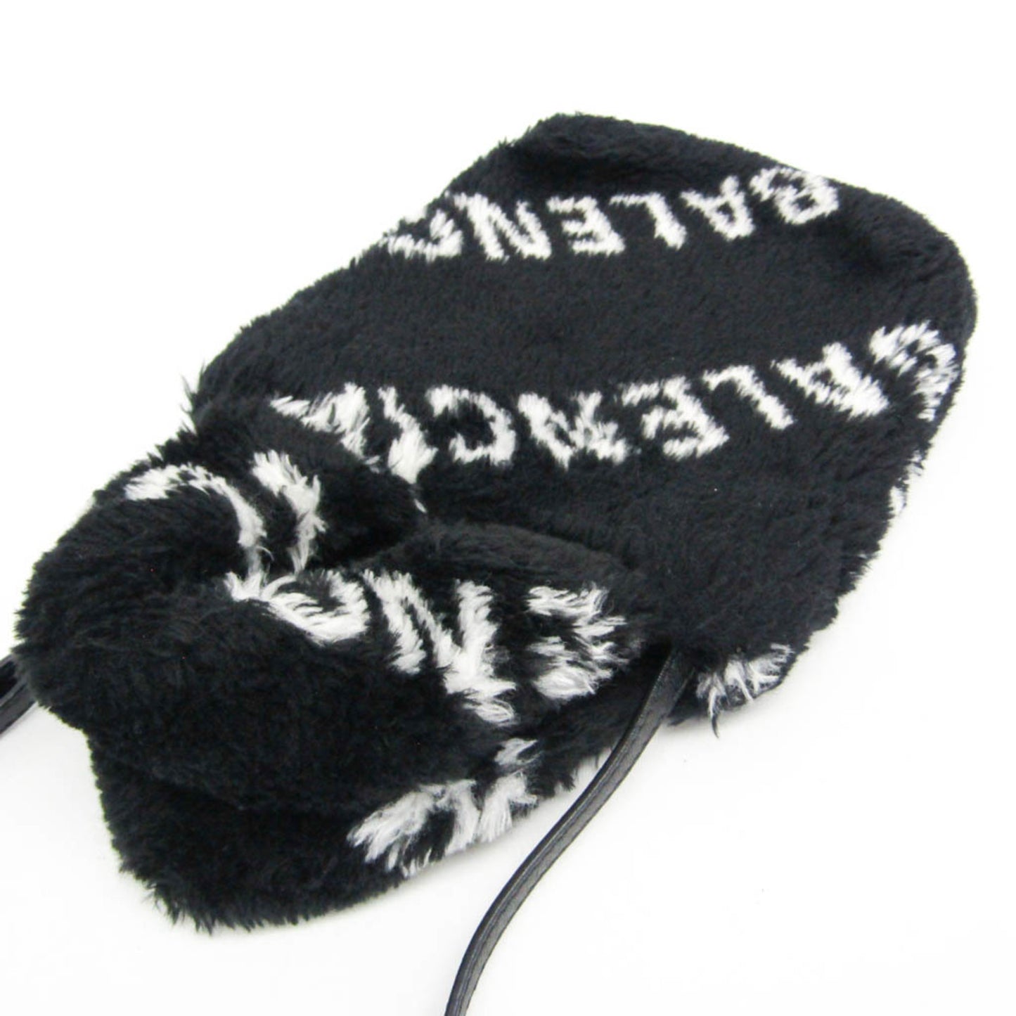Balenciaga Everyday Phone Holder · Faux Fur