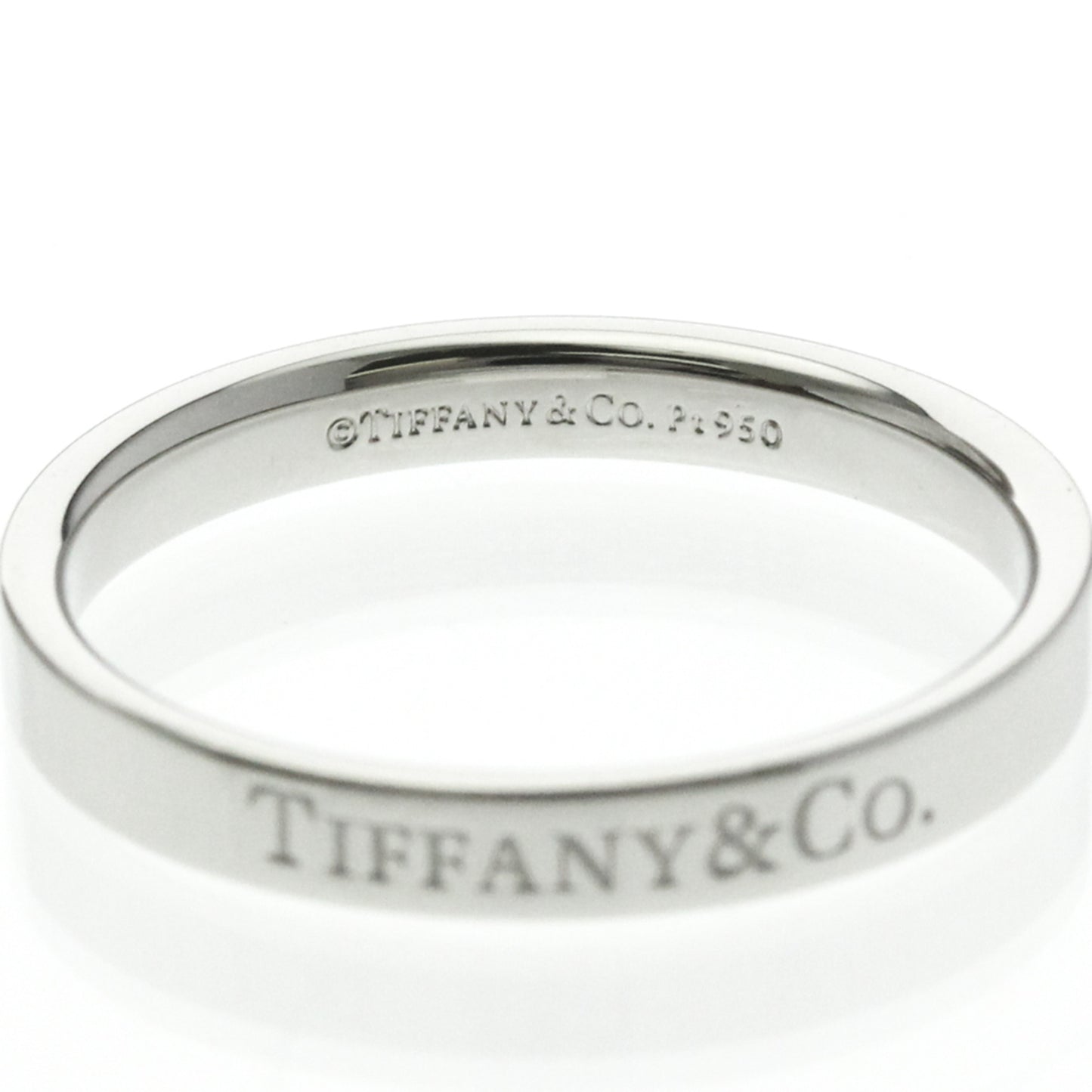 Tiffany Flat Band · Platinum
