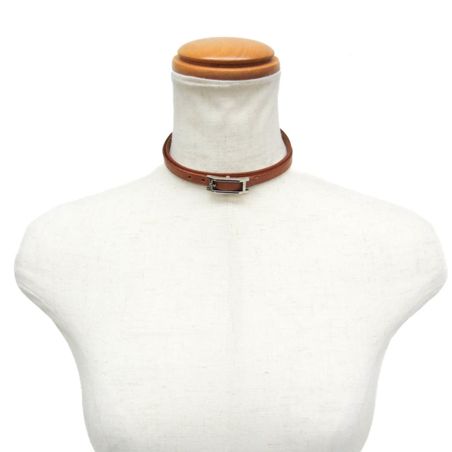 Hermès API III Choker · Leather & Metal