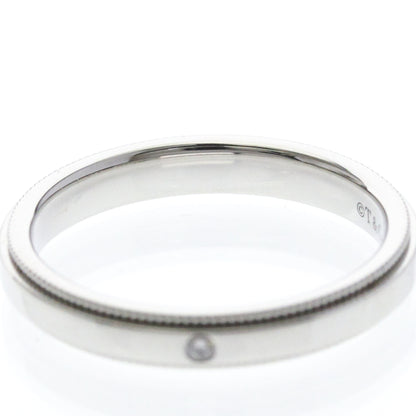 Tiffany Milgrain Band Ring · Platinum
