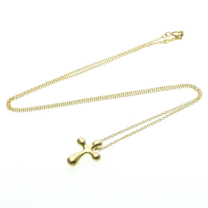 Tiffany Cross Pendant · 18K Yellow Gold