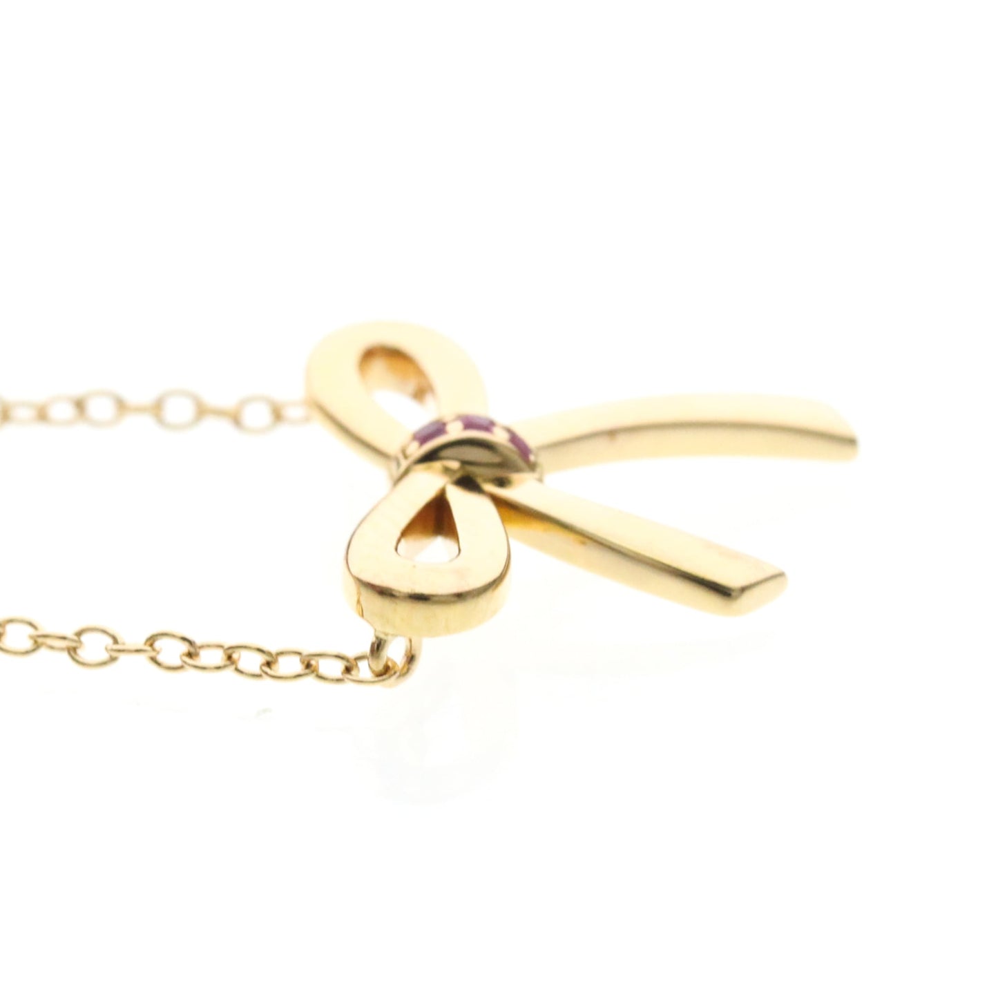 Tiffany Bow Ribbon · Rose Gold · Ruby