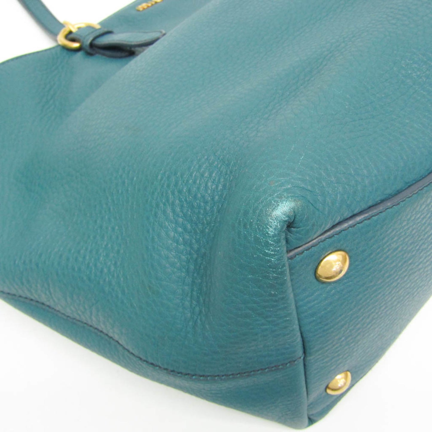 Miu Miu Vitello Daino · Leather Tote