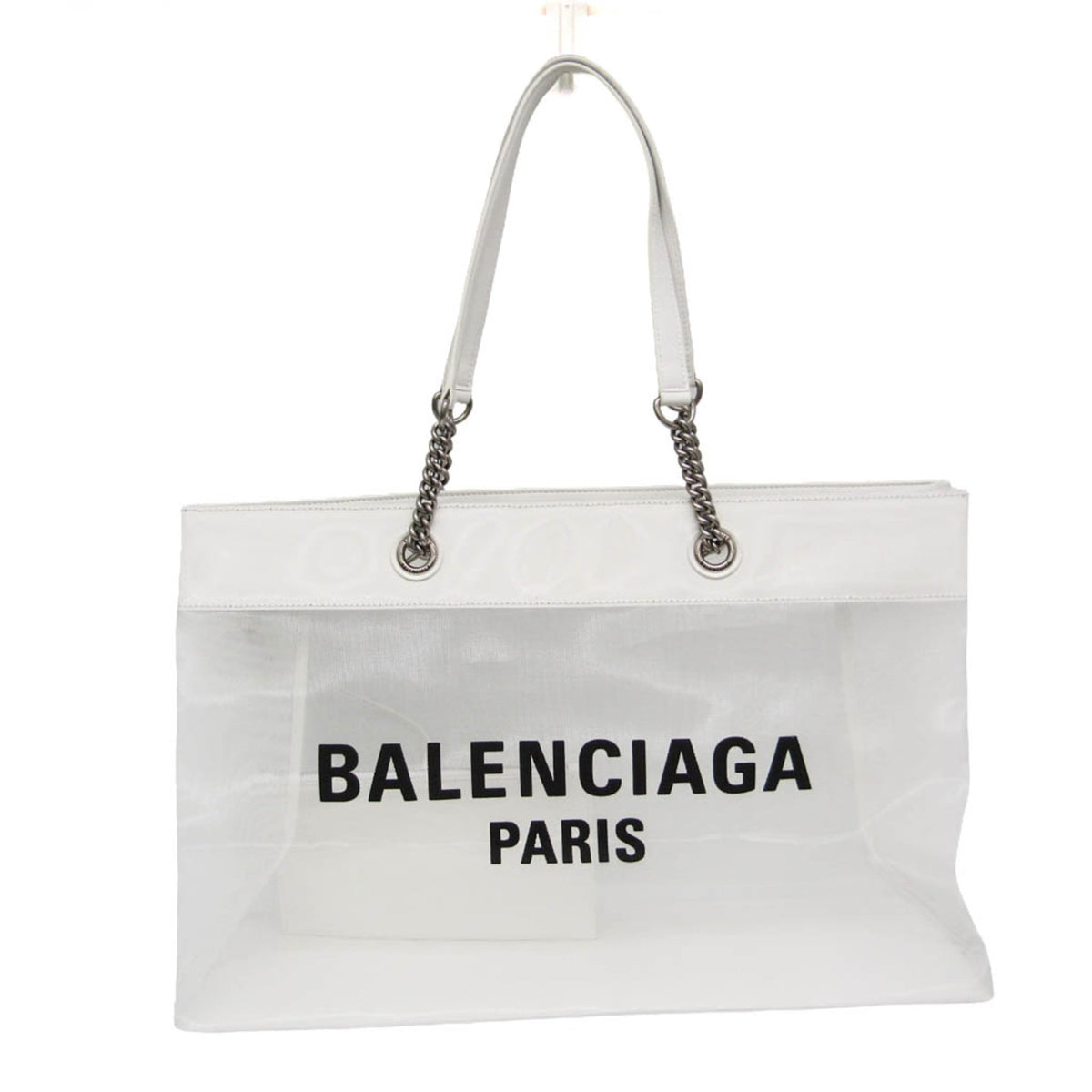 Balenciaga Duty Free Mesh · Leather Tote