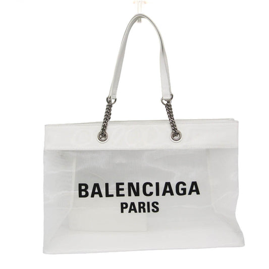 Balenciaga Duty Free Mesh · Leather Tote